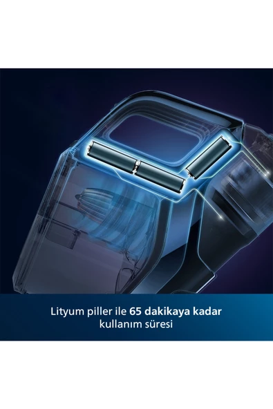 Philips SpeedPro Max XC7043/01 Şarjlı Dikey Süpürge - 5