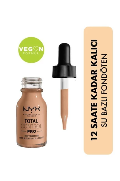 NYX Professional Makeup Total Control Pro Drop Foundation Medium Buff - Fondöten