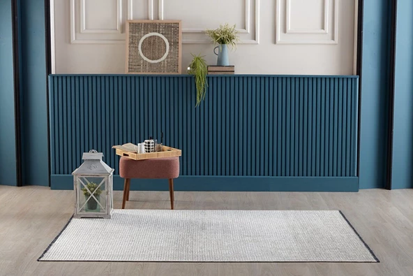 GÜMÜŞSUYU DECO FASHİON 14017 HALI KREM - 2