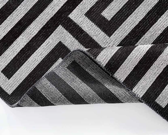 GÜMÜŞSUYU DECO MİLANO 12256 HALI SİYAH - 3