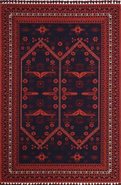 GÜMÜŞSUYU DECO ANATOLİA 15912 HALI LACİVERT - 1