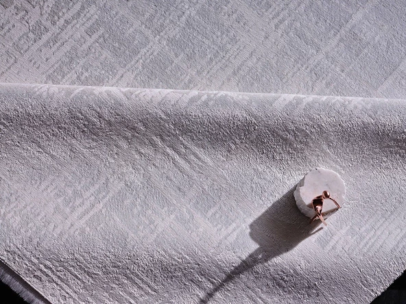 GÜMÜŞSUYU VENİTA 11961 HALI BEYAZ - Resim 4