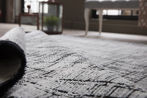 GÜMÜŞSUYU TİERRA 12894 HALI GRİ - 4