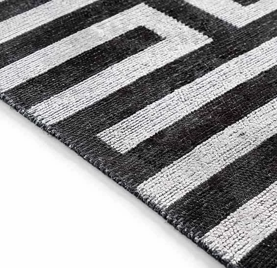 GÜMÜŞSUYU DECO MİLANO 12256 HALI SİYAH - 2
