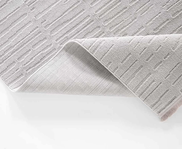 GÜMÜŞSUYU DECO GEO 15867 HALI GRİ - 3