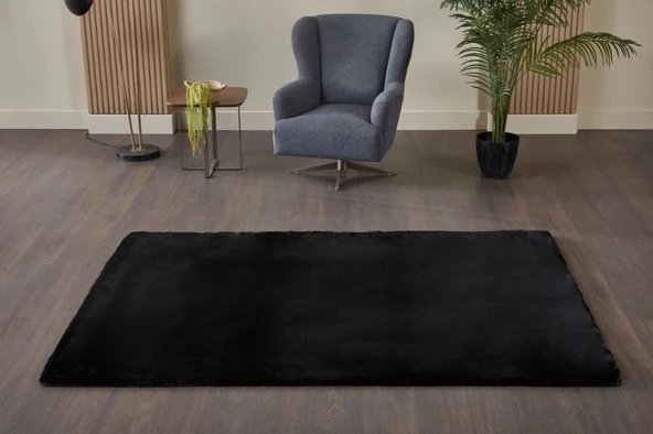 GÜMÜŞSUYU DECO SOFT 15314 HALI SİYAH - 4