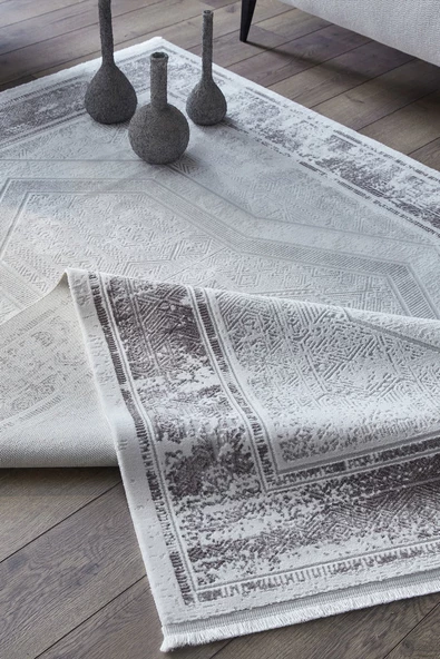 GÜMÜŞSUYU VİERA 15598 HALI GRİ - 6