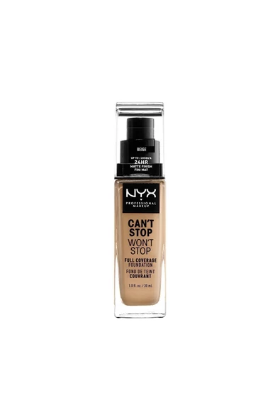 NYX Professional Makeup Fondöten - Can't Stop Won't Stop Full Coverage Foundation 11 Beige 30 ml 800897157289