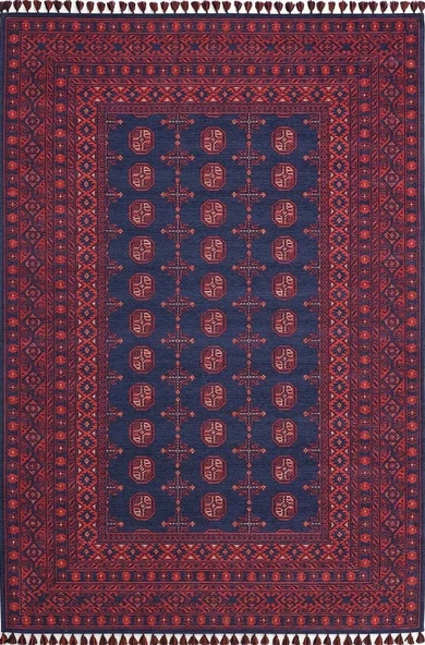 GÜMÜŞSUYU DECO ANATOLİA 15913 HALI LACİVERT ürün görseli 1