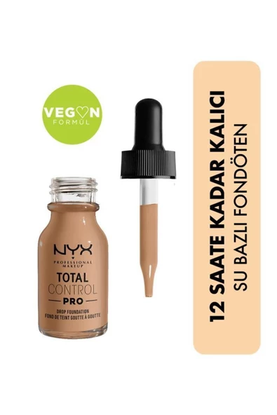 NYX Professional Makeup Total Control Pro Drop Foundation Classic Tan - Fondöten