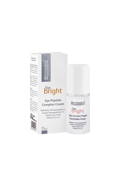 İpeksi Yapısı İle Kuru Göz Çevresini Canlandırıcı Be Bright Peptit Kompleks Krem 15 ml