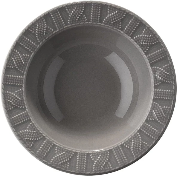 Kütahya Porselen Selanik 24 Parça Yemek Takımı Gri - 2