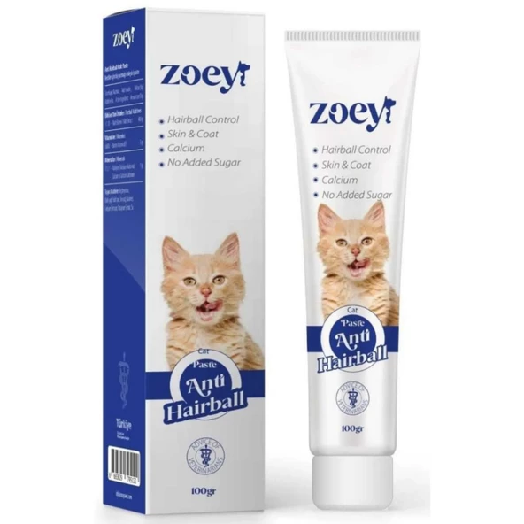 Zoey Anti Hairball Malt Paste 100 Gr