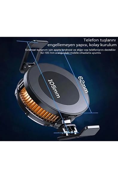 Cx07 cep telefonu soğutucu 15w manyetik telefon soğutma fanı radyatör şarjlı fan iphone android - 5