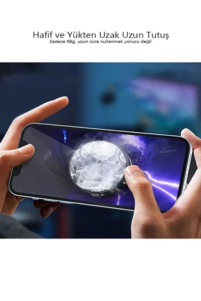 Cx07 cep telefonu soğutucu 15w manyetik telefon soğutma fanı radyatör şarjlı fan iphone android - 6