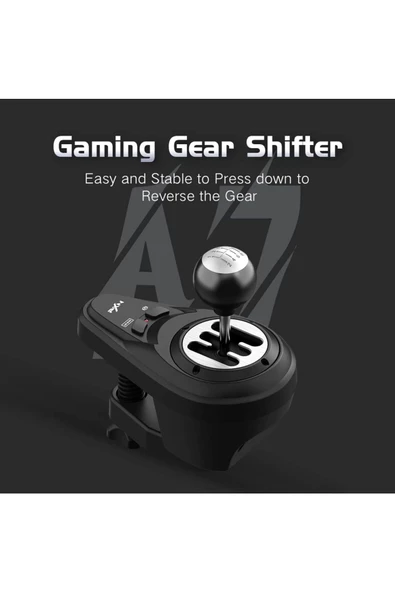 V10 Oyun Direksiyon Seti Yarış Direksiyonu  Ayarlanabilir  6+1 Vites  PC PS4 Xbox One - Resim 2