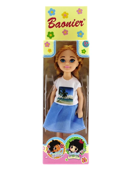 Baonier Kumsal Tshirt 14 cm Sarışın Tekli Kız Bebek - 2