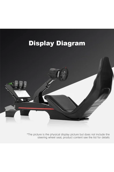 V10 Oyun Direksiyon Seti Yarış Direksiyonu  Ayarlanabilir  6+1 Vites  PC PS4 Xbox One - Resim 6