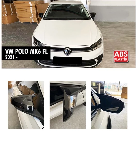 Polo Mk6 FL Batman Ayna Kapağı Piano Black / 2018 -