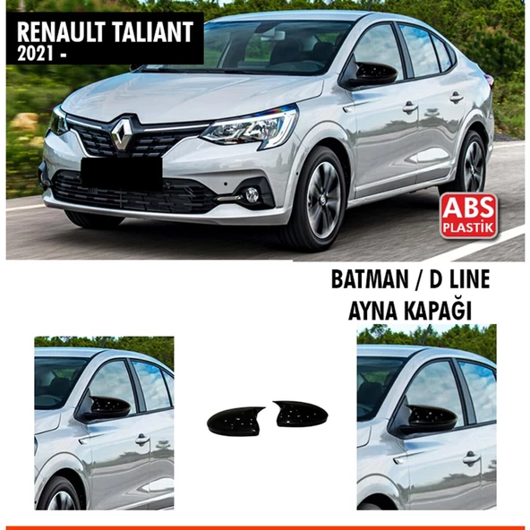 Taliant Batman Ayna Kapağı Piano Black / 2021 Sonrası
