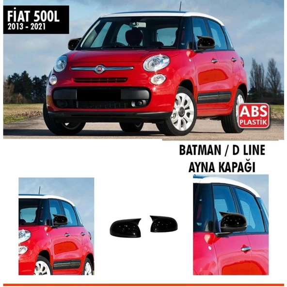 500 L Batman Ayna Kapağı Piano Black / 2013 - 2021