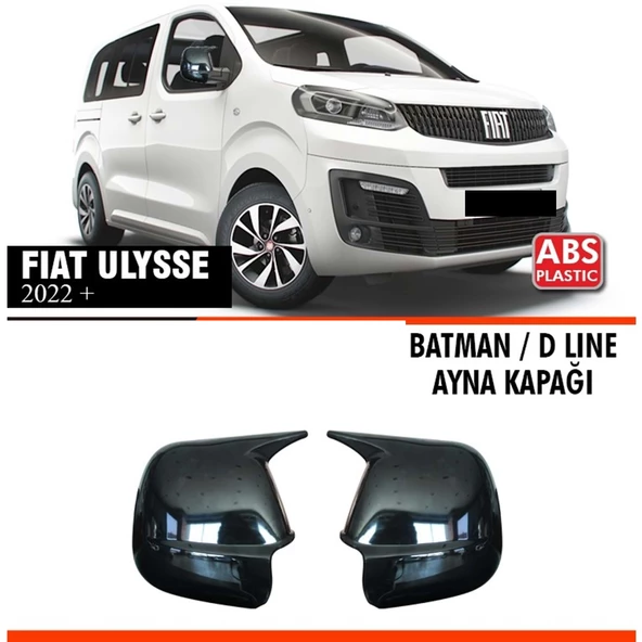 Ulysse Batman Ayna Kapağı Piano Black / 2022 Sonrası