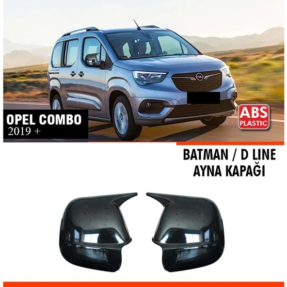 Combo Batman Ayna Kapağı Piano Black / 2019 Sonrası