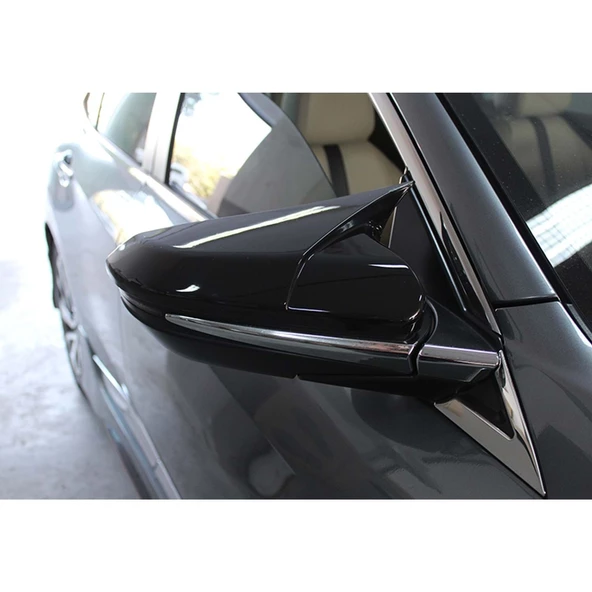 Civic FC5 Batman Ayna Kapağı Piano Black / 2016 ve Sonrası