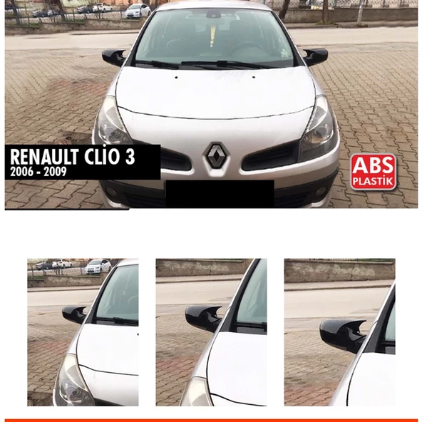 Clio 3 Batman Ayna Kapağı Piano Black / 2006-2009