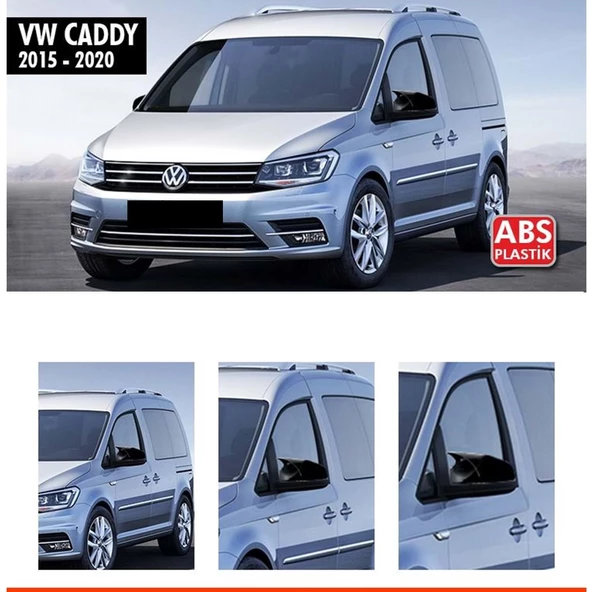 Caddy Batman Ayna Kapağı Piano Black / 2015 - 2020