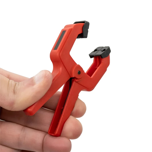 Yaylı Kıskaç Mandal El Tip İşkence Kırmızı Klips Hobi 38 mm 2 ADET - 6