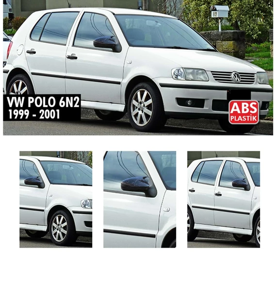 Polo Mk3 6N2 Batman Ayna Kapağı Piano Black / 1999-2001