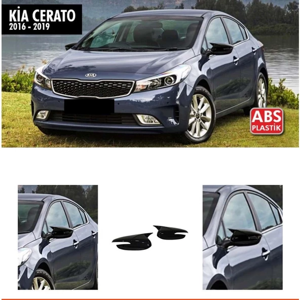 Cerato Batman Ayna Kapağı Piano Black 2016 – 2019