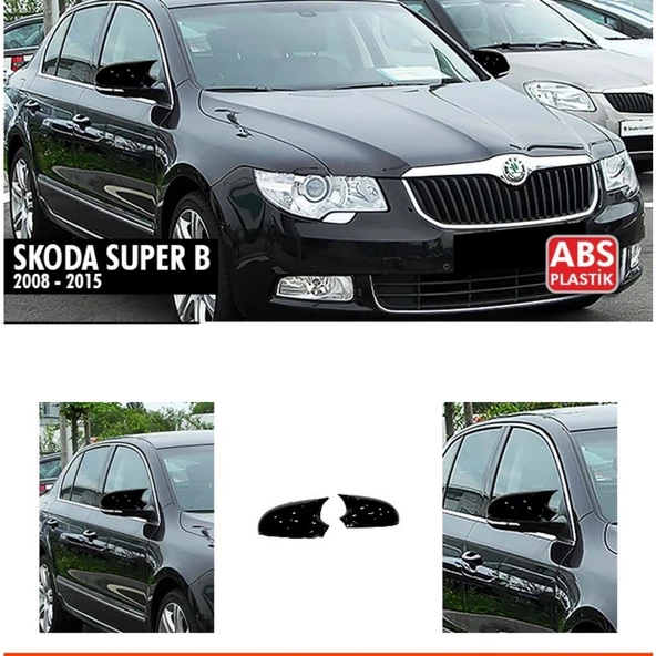 SuperB Mk2 Batman Ayna Kapağı Piano Black / 2008-2015