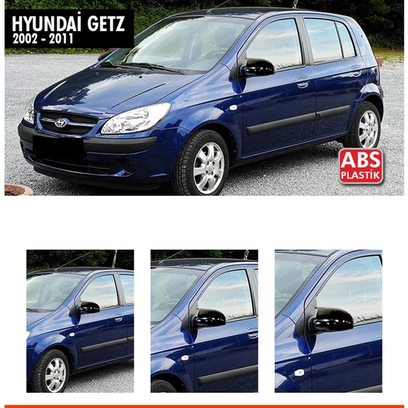 Getz Batman Ayna Kapağı Piano Black / 2002-2011 - 1