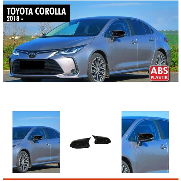 Corolla E210 Batman Ayna Kapağı Piano Black / 2018 sonrası - 1