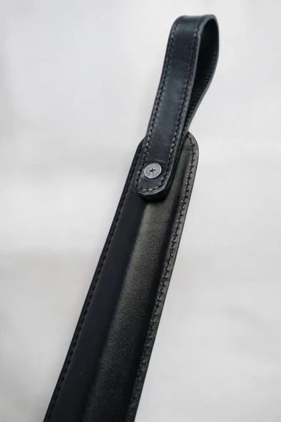 Digithome Çelik Gövdeli Deri Kaplama Yumuşak Ayakkabı Çekeceği Kerata 50cm Siyah C-1-1-144 - 2
