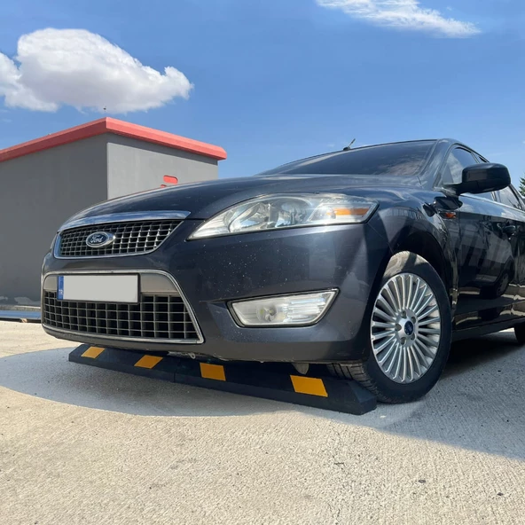 Kauçuk Araç Stoperi Ankara Kauçuk Araç Durdurucu Otopark Araç Stoperi 184x16x10 cm (10 ADET) - Resim 3