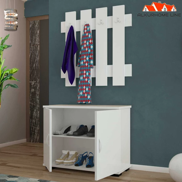 MODİLAYN JANSET Ayakkabılık, Portmanto, Vestiyer - 2