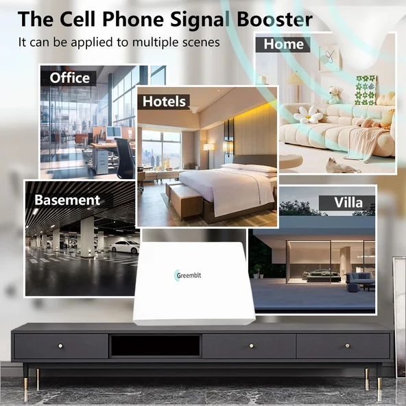 5G Telefon Sinyal Güçlendirici Geniş Alan 4G/5G Ağ Tekrarlayıcı GSM Mobil Sinyal Arttırıcı Anten - 5