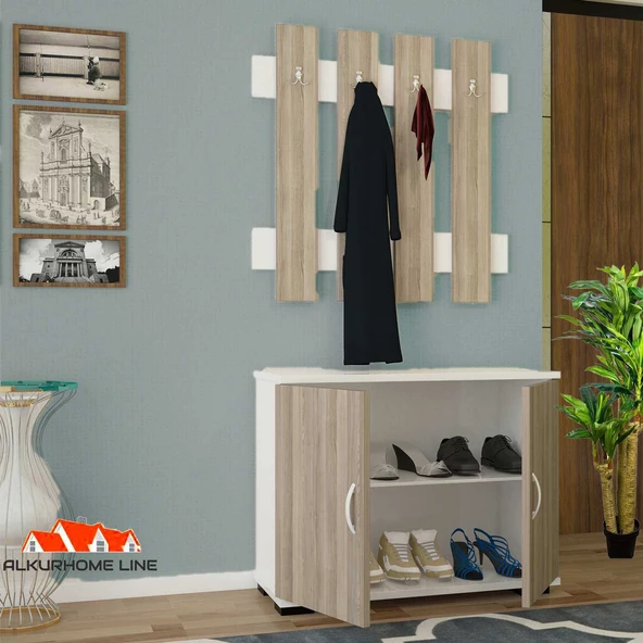 MODİLAYN JANSET Ayakkabılık, Portmanto, Vestiyer - 2