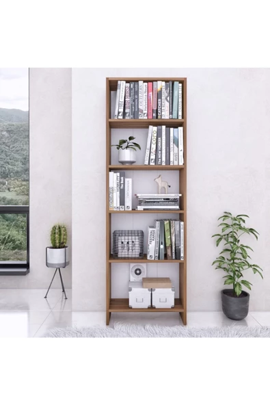 Lagom 5 Raflı Kitaplık - 9
