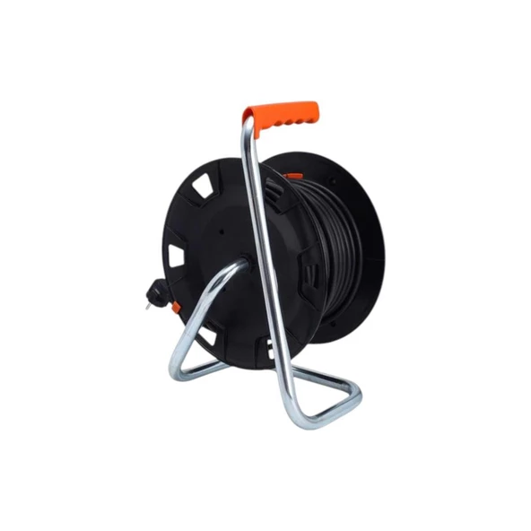 Bylion 20 Metre Makaralı Seyyar Uzatma Kablosu Plastik 3x2.5mm Kablolu PMK-20325-F - 3