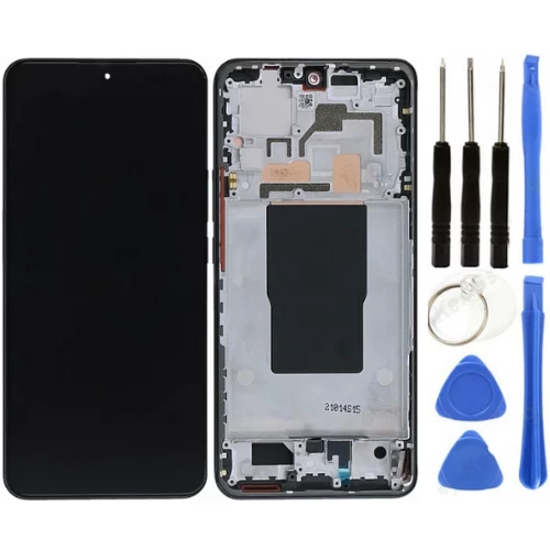 Xiaomi Mi 12T Pro Uyumlu Çıtalı Lcd Ekran Dokunmatik Siyah + Tamir Seti