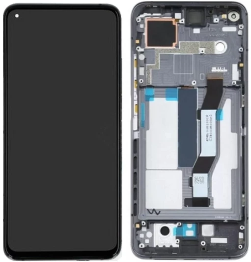 Xiaomi Mi 10T Uyumlu Çıtalı HK Lcd Ekran Dokunmatik