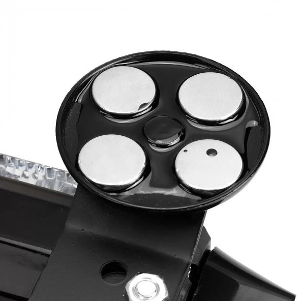 Çakar lamba çift taraflı 54 led sarı-beyaz 12-24v/ LAPA526 - 5