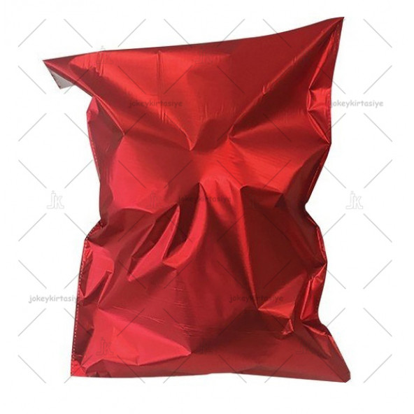 Mat Metalize En: 17cm X BoY: 25cm Bantlı KIRMIZI Hediye PAKETİ (20 Adet) ürün görseli 1