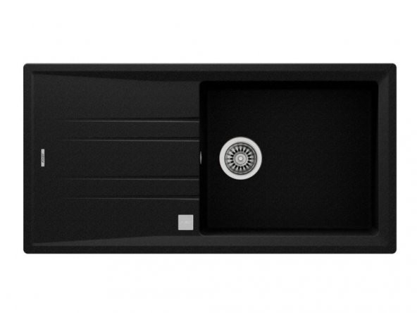 TEKA STONE 60 L-TG METALİK SİYAH GRANİT EVYE - 100X51 ÖLÇÜ - 2