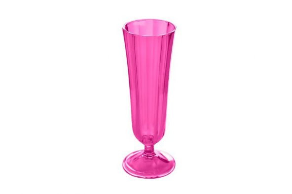 Porland Pembe Flüt Şampanya Bardağı 130cc