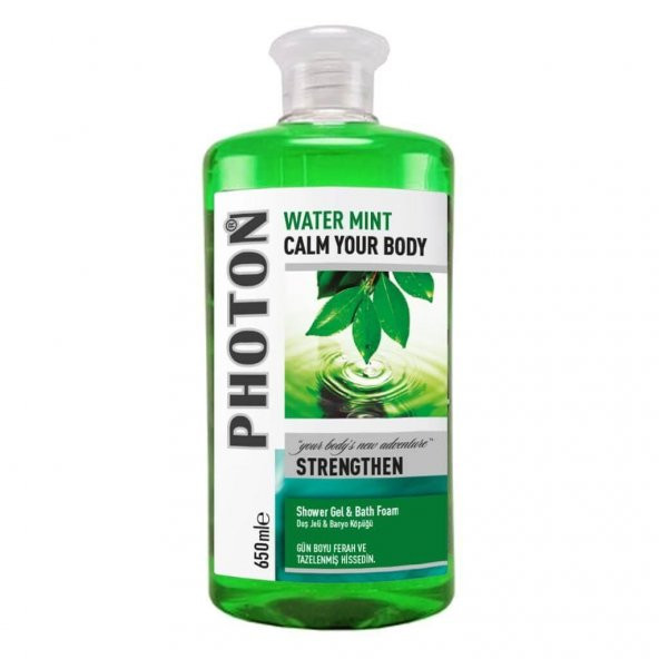 Photon Water Mint Duş Jeli Ve Banyo Köpüğü 650 Ml